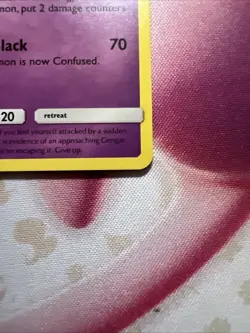Pokemon Gengar Holo Rare Sun & Moon SM Crimson Invasion 38/111 LP - Image 2