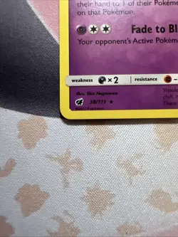 Pokemon Gengar Holo Rare Sun & Moon SM Crimson Invasion 38/111 LP - Image 3