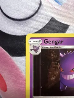Pokemon Gengar Holo Rare Sun & Moon SM Crimson Invasion 38/111 LP - Image 4