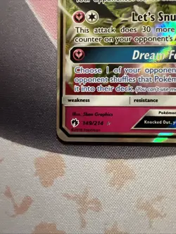 Mimikyu GX 149/214 Holo GX Rare Lost Thunder LP Pokemon - Image 3