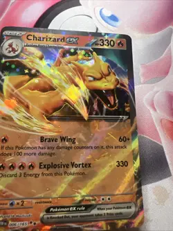 Charizard ex 006/165 Pokemon Scarlet & Violet 151 Ultra Rare Holo - Image 2
