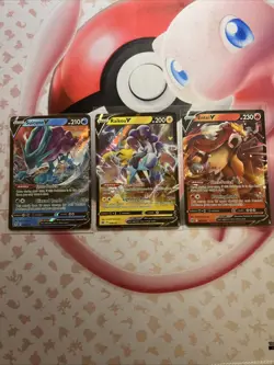 Suicune V 031 Raikou V 048 Entei V 022 Evolving Skies Brilliant Stars Pokemon - Image 1