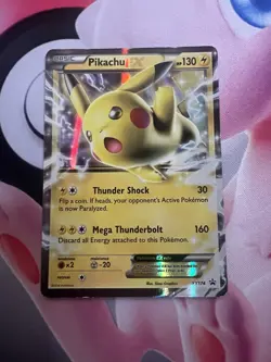 Pikachu EX XY174 Pokemon XY Black Star Promo Ultra Rare Holo 2016 MP - Image 1