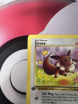 Pokemon TCG Jungle #51/64 Eevee 1st Edition LP - Image 4
