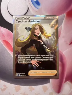 Cynthia's Ambition ⭐ 169/172 Holo Ultra Rare Brilliant Stars 2022 Pokemon NM - Image 1
