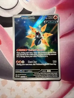 Iron Moth 187/182 Pokemon TCG Illustration Rare SV04: Paradox Rift Near Mint - Image 1
