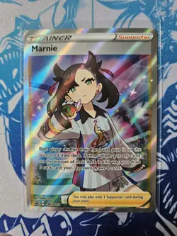 Pokemon TCG Trainer Marnie SWSH121 Sword & Shield Promo NM - Image 1