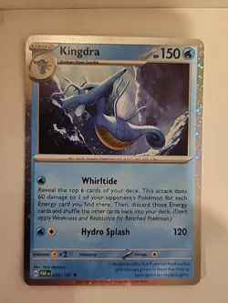 Pokemon TCG: Kingdra - 032/182 - Holo Rare - Paradox Rift - NM - Image 1