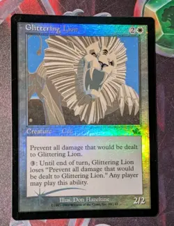 MTG *FOIL * Prophecy Uncommon GLITTERING LION SP - Image 1