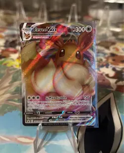 Eevee Vmax Black Star Promo Holo Ultra Rare SWSH087 Pokemon TCG NM - Image 1