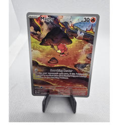 Pokemon TCG Magby 186/182 SV04: Paradox Rift Illustration Rare Holo Eng 2023 - Image 1