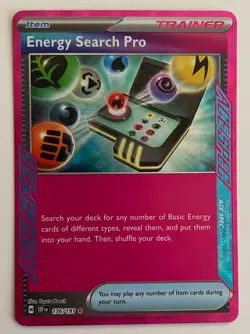 Energy Search Pro 176/191 Pokemon TCG Surging Sparks Ace Spec Holo Rare NM - Image 1
