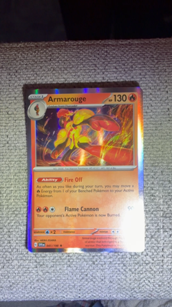 Armarouge 041/198 VERTICAL LINE HOLO USA EXCLUSIVE Pokemon Scarlet & Violet TCG - Image 2