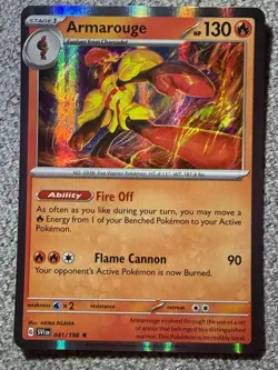 Armarouge 041/198 VERTICAL LINE HOLO USA EXCLUSIVE Pokemon Scarlet & Violet TCG - Image 5