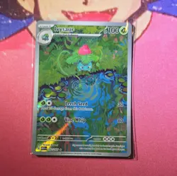 Pokemon Ivysaur Sv: Scarlet & Violet 151 167/165 Illustration Rare Holo - Image 3