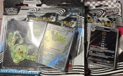 Pokemon TCG S&V Black Bolt and white Tech Sticker Collection Reuniclus NEWSEALED - Image 1