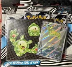 Pokemon TCG S&V Black Bolt and white Tech Sticker Collection Reuniclus NEWSEALED - Image 2