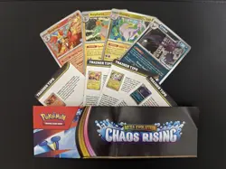 Pokemon Chaos Rising Build And Battle Promo + Trainer Tips Full Set - Image 1