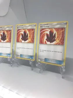 Pokemon SM Unbroken Bonds x3 Fire Crystal 173/214 Mint - Image 1