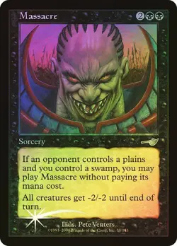 Nemesis MTG Foil Massacre Magic - Image 1