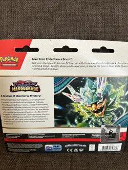 Pokemon TCG Twilight Masquerade Snorlax 3 Pack Blister Sealed Booster - Image 5
