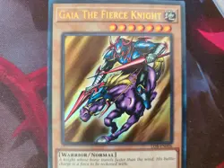 Yu-Gi-Oh! Gaia the Fierce Knight LOB-EN006 Ultra Rare 25th Anniversary NM - Image 2