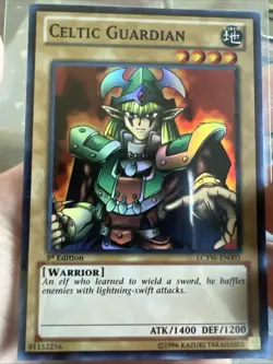 Yugioh Celtic Guardian LCYW-EN003 1st Edition Super Rare NM - Image 1