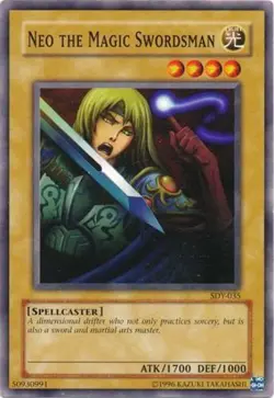 Neo the Magic Swordsman - SDY-035 - Common - Unlimited Edition - Heavily Played - Image 1