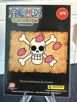 Panini One Piece Epic Journey Trading Card #119 Chopper Wanted Poster - Image 2