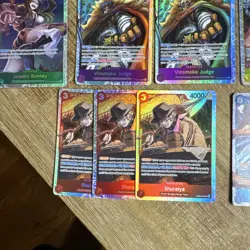 One Piece Card Lot 12 Cards 6 SR 6 Rare Holo Bundle NM English - Image 4