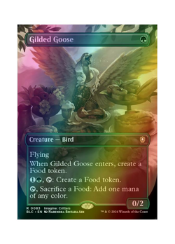 Magic the Gathering MTG BLC Gilded Goose 83 Foil Near Mint - Image 1