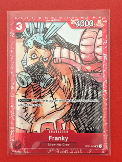 • Franky • OP01-021 UC ONE PIECE FILM RED Edition Holo Foil One Piece TCG NM - Image 1