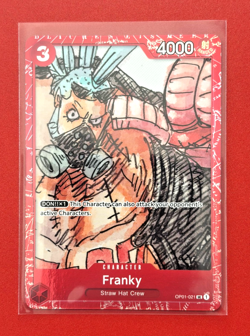 • Franky • OP01-021 UC ONE PIECE FILM RED Edition Holo Foil One Piece TCG NM - Image 2