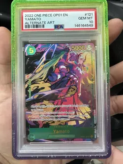 2022 One Piece OP01-Romance Dawn #121 Yamato SEC Alt Art - PSA 10 - Image 1