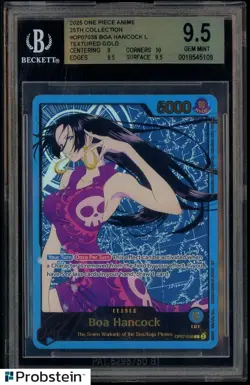 Boa Hancock SP EB-02 Gold Leader OP07-038 Extra Booster 25th One Piece BGS 9.5 - Image 1
