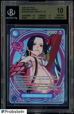 2026 One Piece Heroines Edition EB03-026 Boa Hancock SP BGS 10 PRISTINE - Image 1