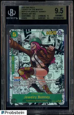 2025 One Piece Legacy Of The Master Jewelry Bonney Manga Art BGS 9.5 GEM MINT - Image 1
