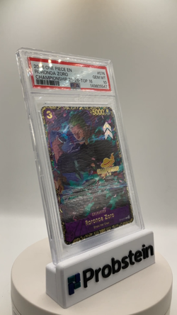 2025 One Piece EN Championship 25-26 Top 16 #076 Roronoa Zoro PSA 10 GEM MINT - Image 2