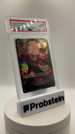 2023 One Piece EN Offline Regional Top 16 #099 Sakazuki PSA 10 GEM MINT - Image 2