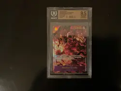 One piece Monkey.D.Luffy sec Alternate Art OP09-119 BGS 9.5 new cert - Image 1