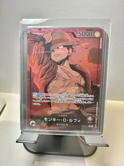 Luffy EB02-010 Alt Art Leader Parallel 25th One Piece Card 2025 Japanese NM - Image 1