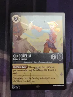 Cinderella Knight in Training - Cold Foil Promo - 14/P1 Disney Lorcana - Image 1