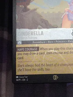 Cinderella Knight in Training - Cold Foil Promo - 14/P1 Disney Lorcana - Image 2