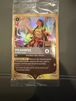 Pocahontas Steadfast Traveler - Disney Lorcana Wilds Unknown - Prerelease Promo - Image 1