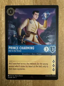 Prince Charming 157/204 Disney Lorcana Rise of the Floodborn Cold Foil Rare NM - Image 1