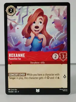 Roxanne - Powerline Fan - Fabled #113 - LORCANA - NM -singles - Image 1