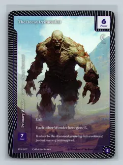 Wonders of the First COTS The Decay Primordial Classic Foil Epic - Image 1