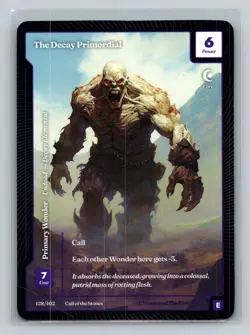 Wonders of the First COTS The Decay Primordial NonFoil Epic - Image 1