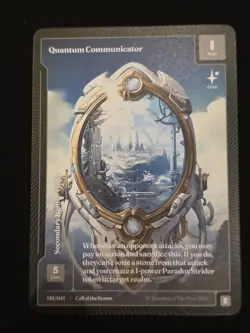 Wonders of The First Quantum Communicator Epic Rare Call Of The Stones - Image 1