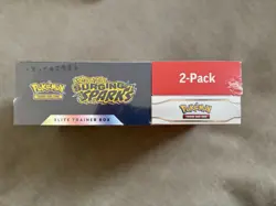 Pokemon Elite Trainer Box Scarlet & Violet Surging Sparks 2-Pack SEALED - Image 4